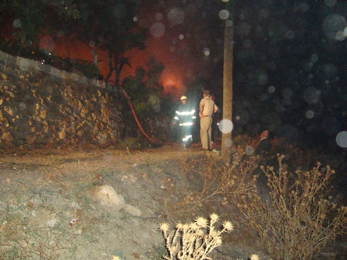 Osmaneli\'de Yangın