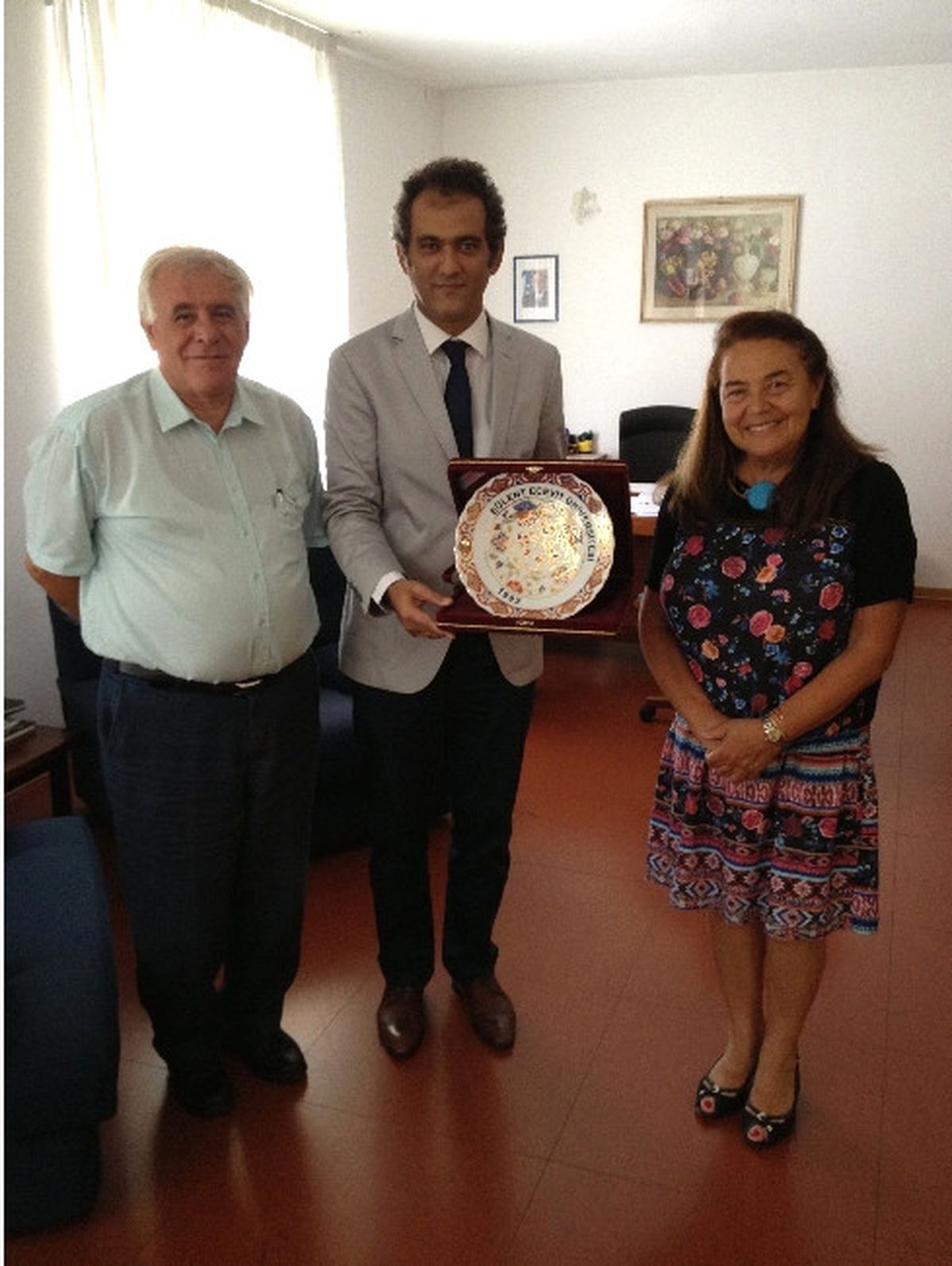 Rektör Özer\'den İtalya Üniversiteler ve Araştırma Enstitülerini Değerlendirme Ulusal Ajansı\'na...