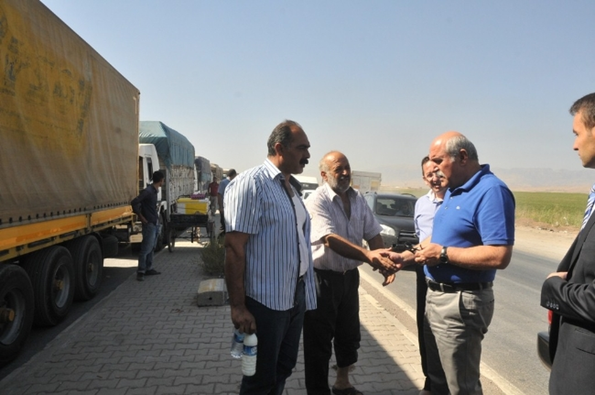 Şırnak Valisi Hasan İpek, Habur\'u Ziyaret Etti