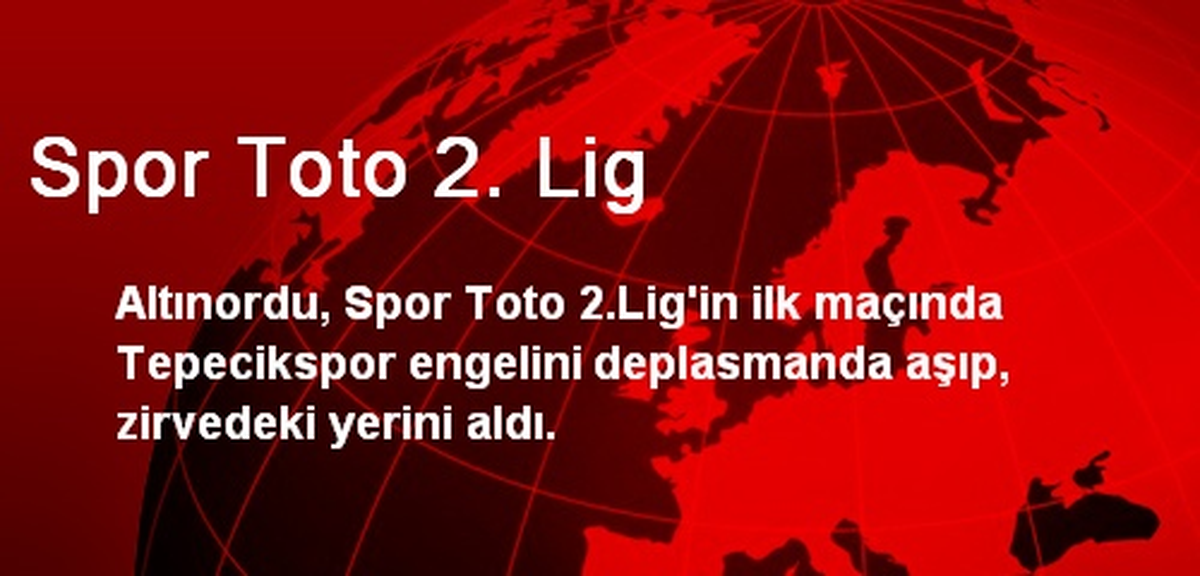 Spor Toto 2. Lig