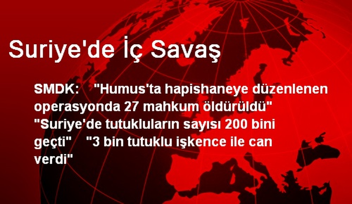 Suriye\'de İç Savaş