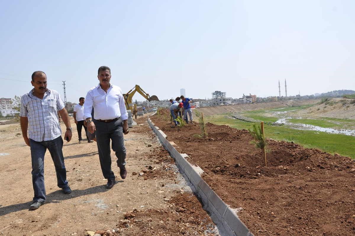 Toroslar\'da Yeni Yürüme ve Bisiklet Yolu Çalışması