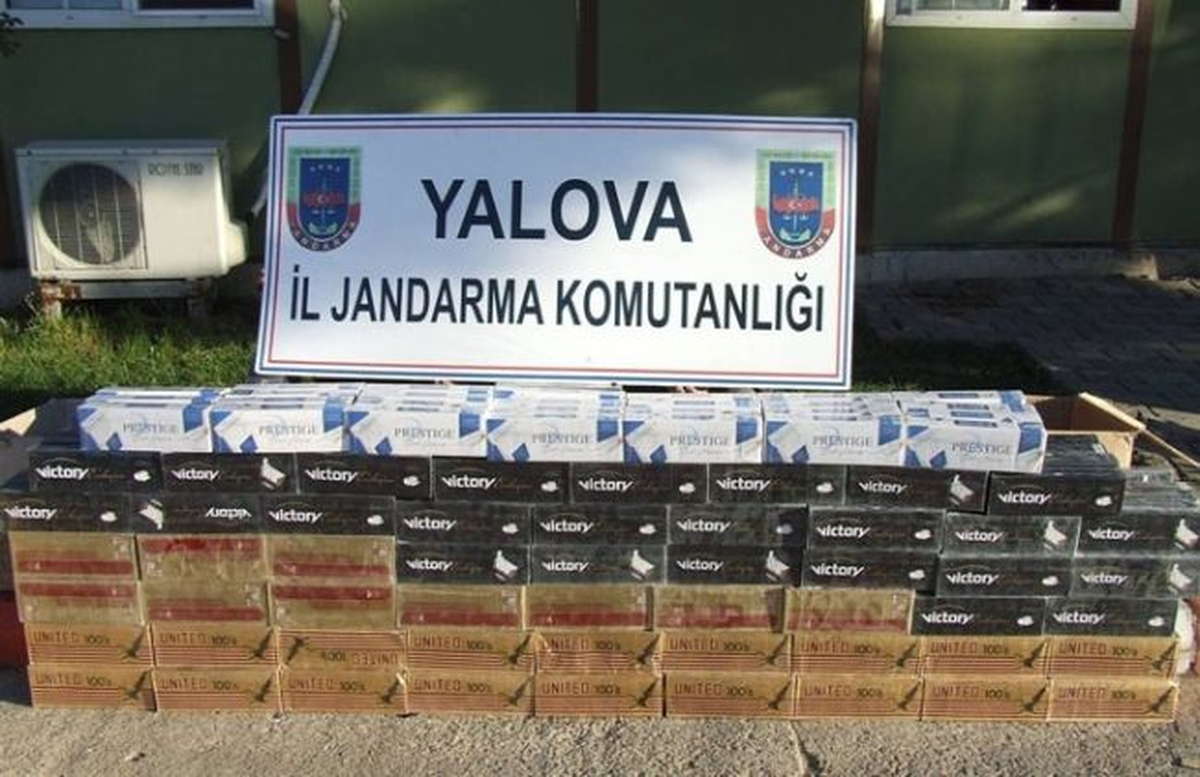 Yalova\'da Kaçak Sigara Operasyonu