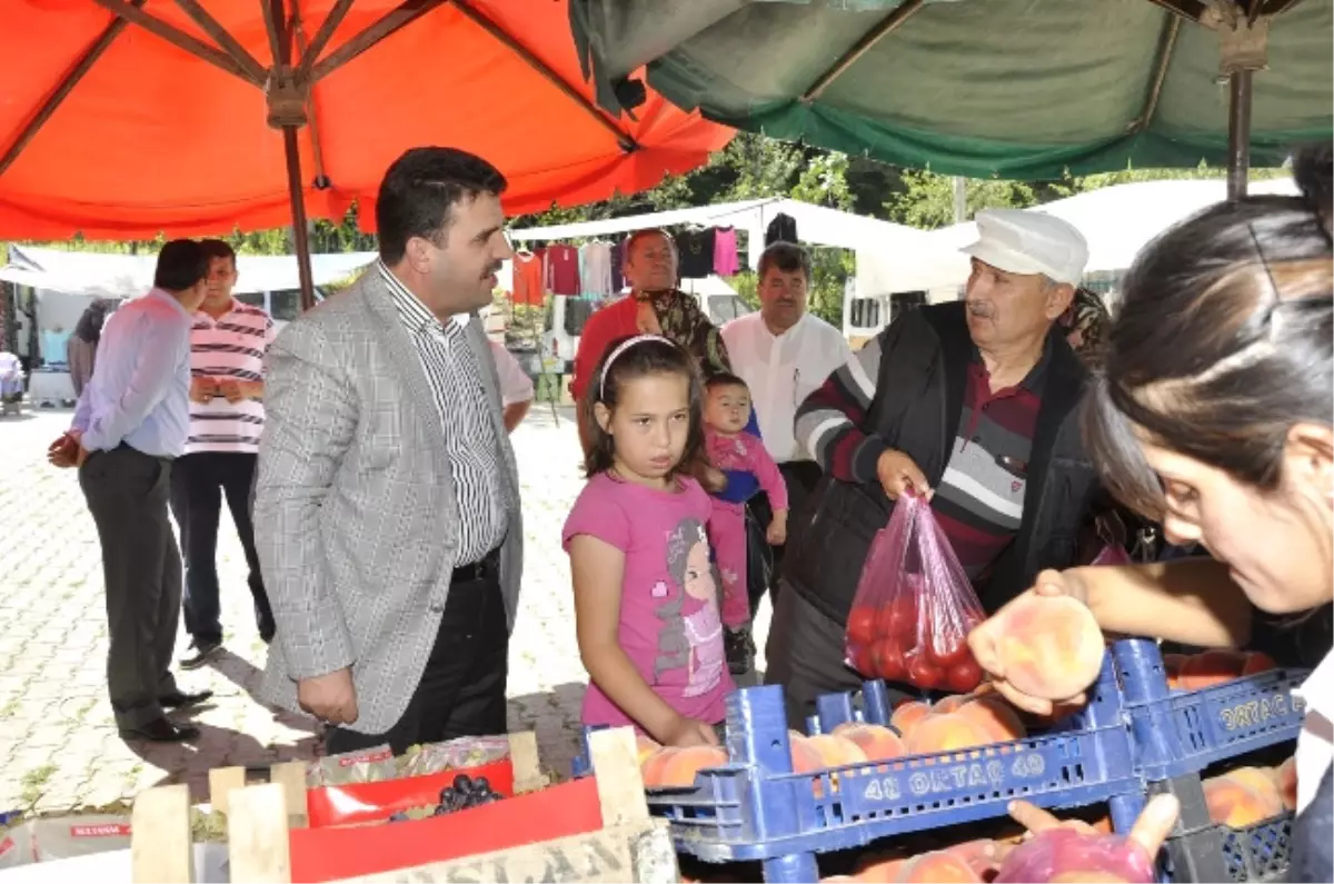 AK Parti Heyeti Kaptaş Pazarını Gezdi