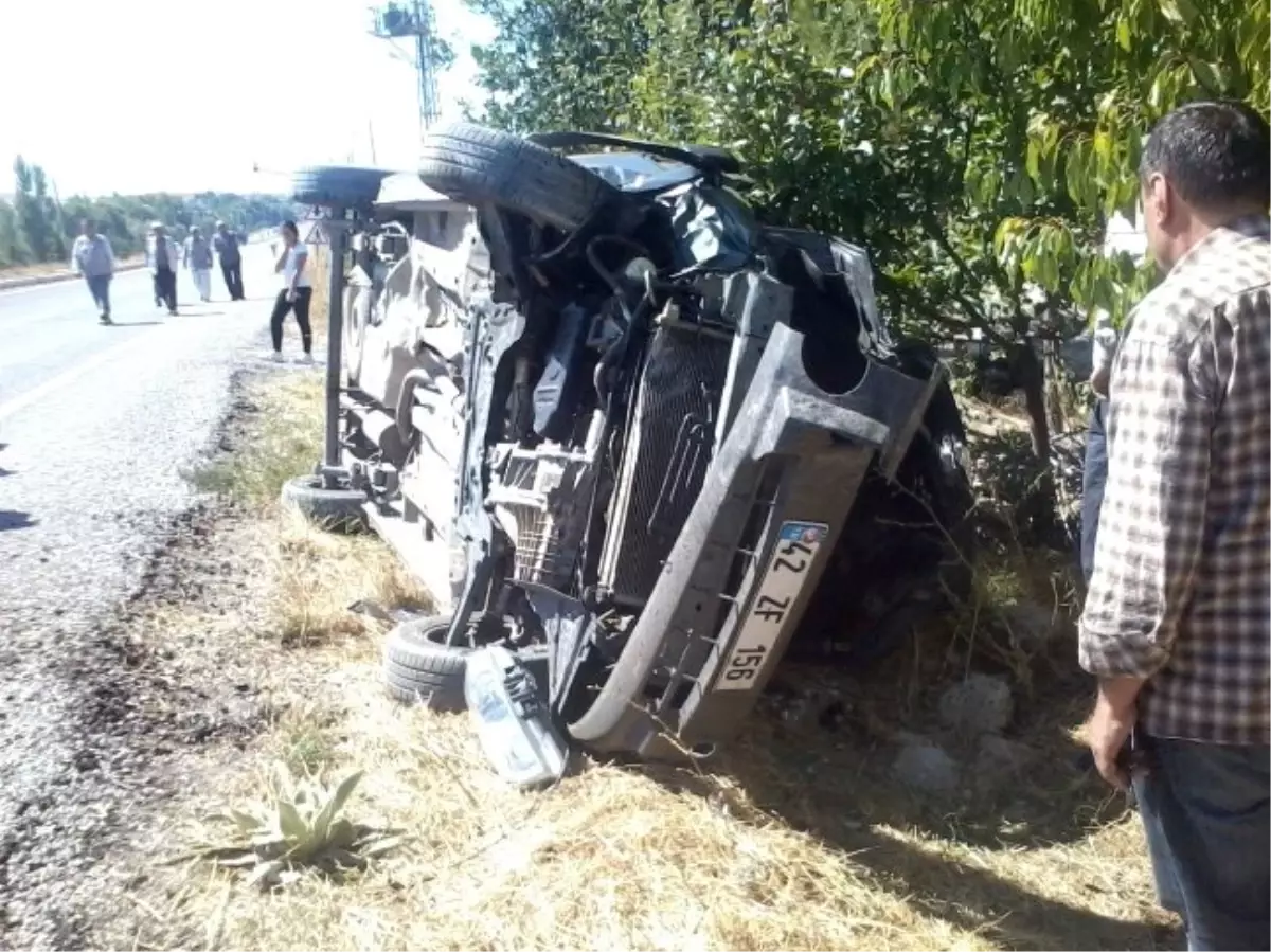 Beyşehir'de Kaza 3 Yaralı