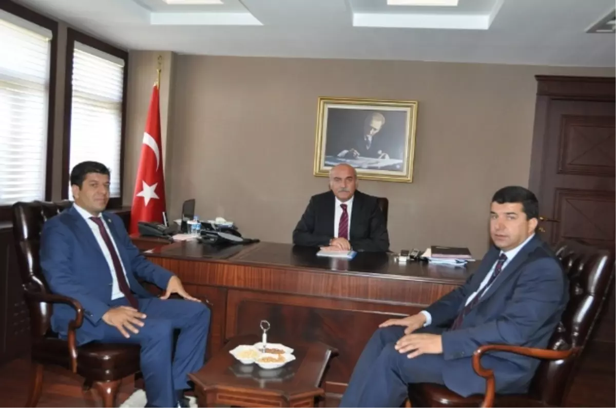 Cizre Tso Başkanı Süleyman Çağlı'dan Vali Hasan İpek'e Hayırlı Olsun Ziyareti