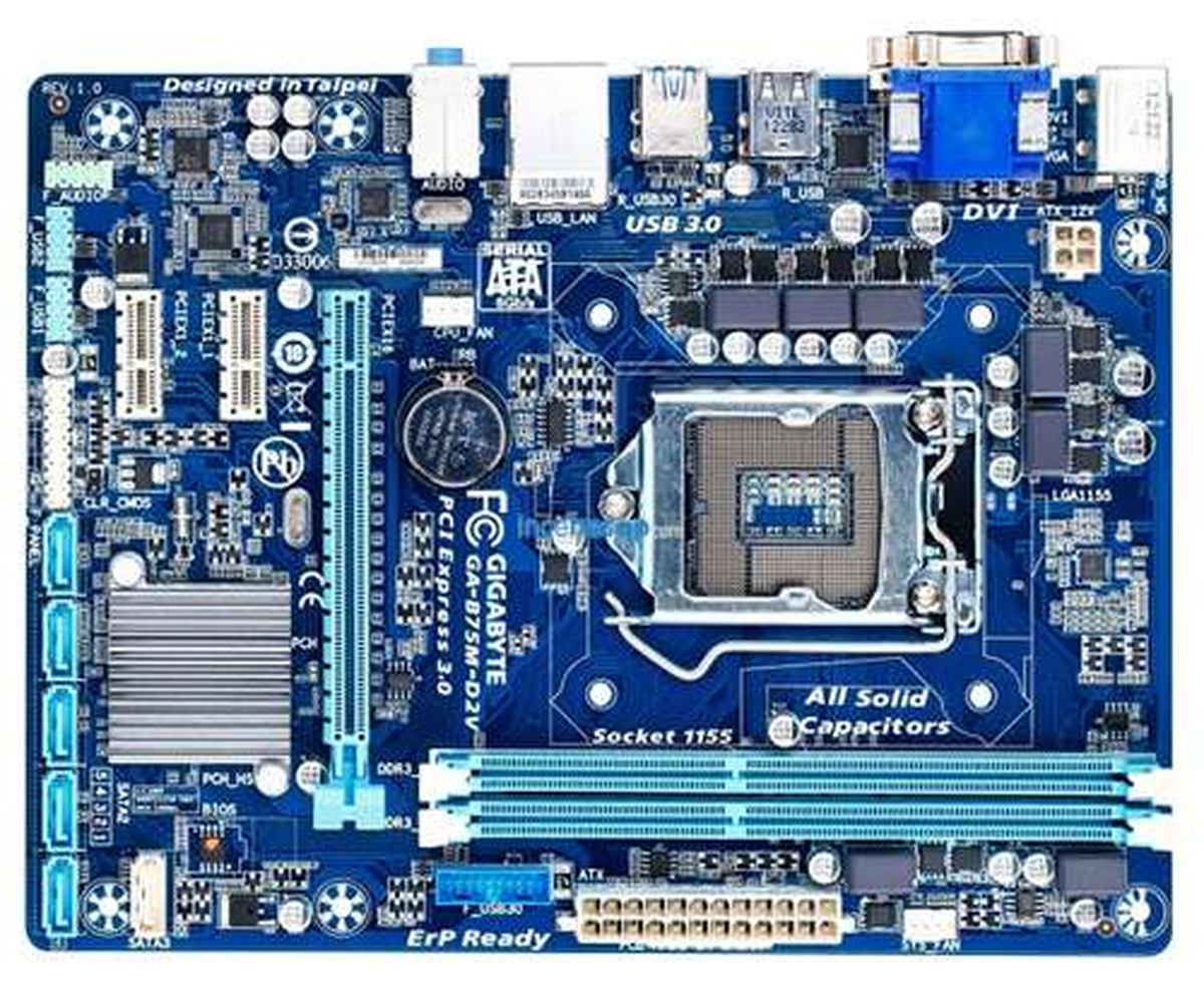 Gıgabyte B75m-D2v Ddr3 V+s+lan Dvı 16x