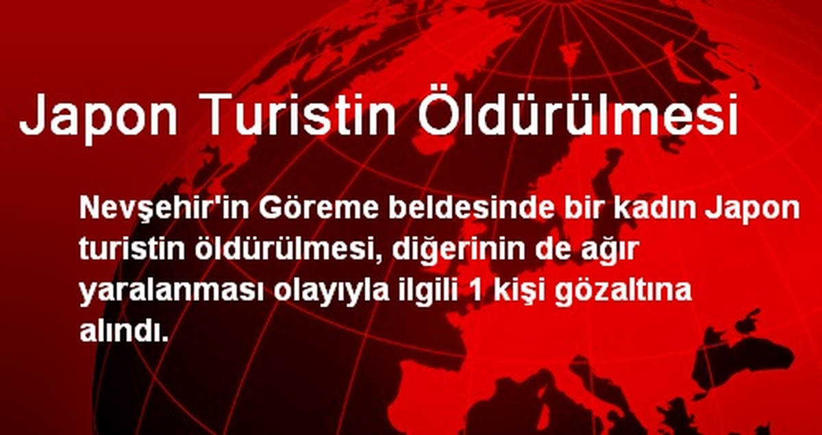 Japon Turistin Öldürülmesi