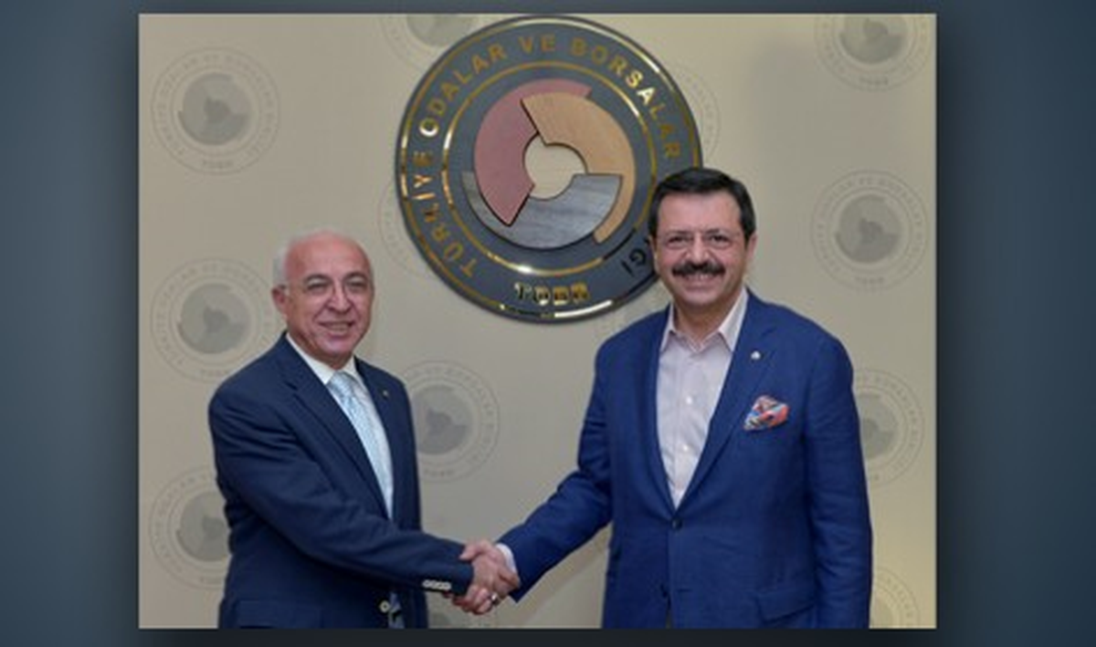 Kayseri Ticaret Odası\'ndan Başkan Hisarcıklıoğlu\'na Ziyaret