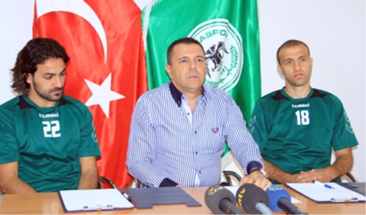 Mehmet Güven ve Ergün Teber Konyaspor\'da