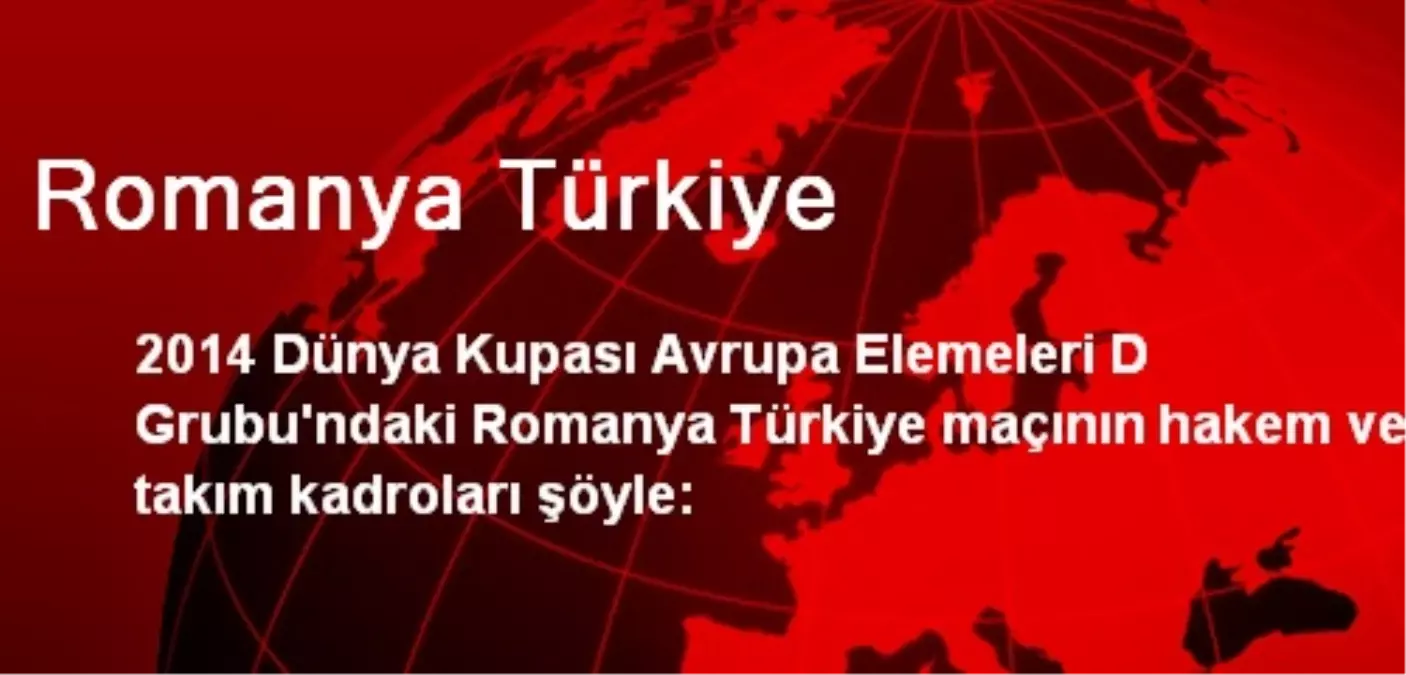 Romanya Türkiye