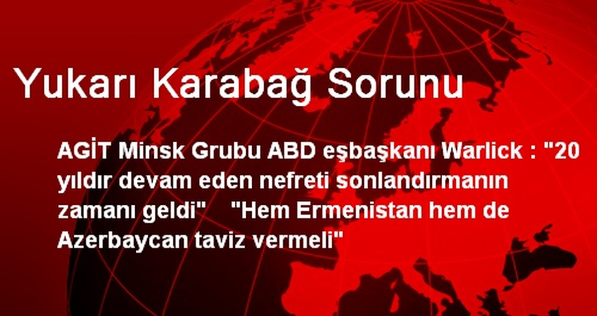 Yukarı Karabağ Sorunu