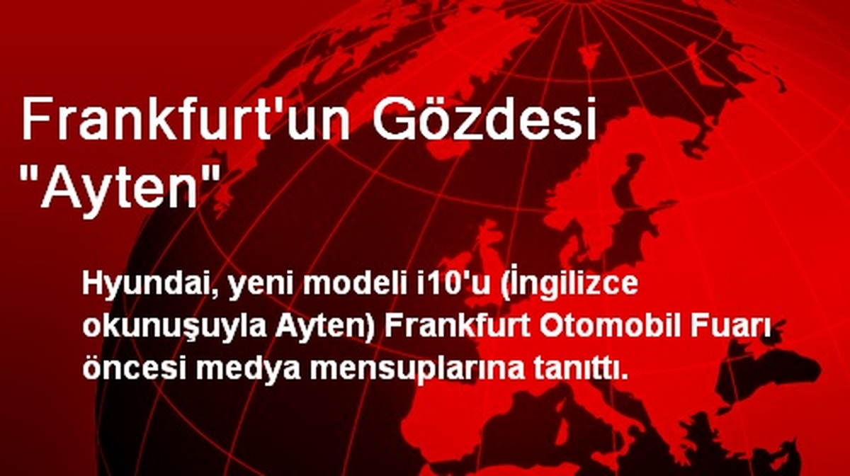 Frankfurt\'un Gözdesi "Ayten"