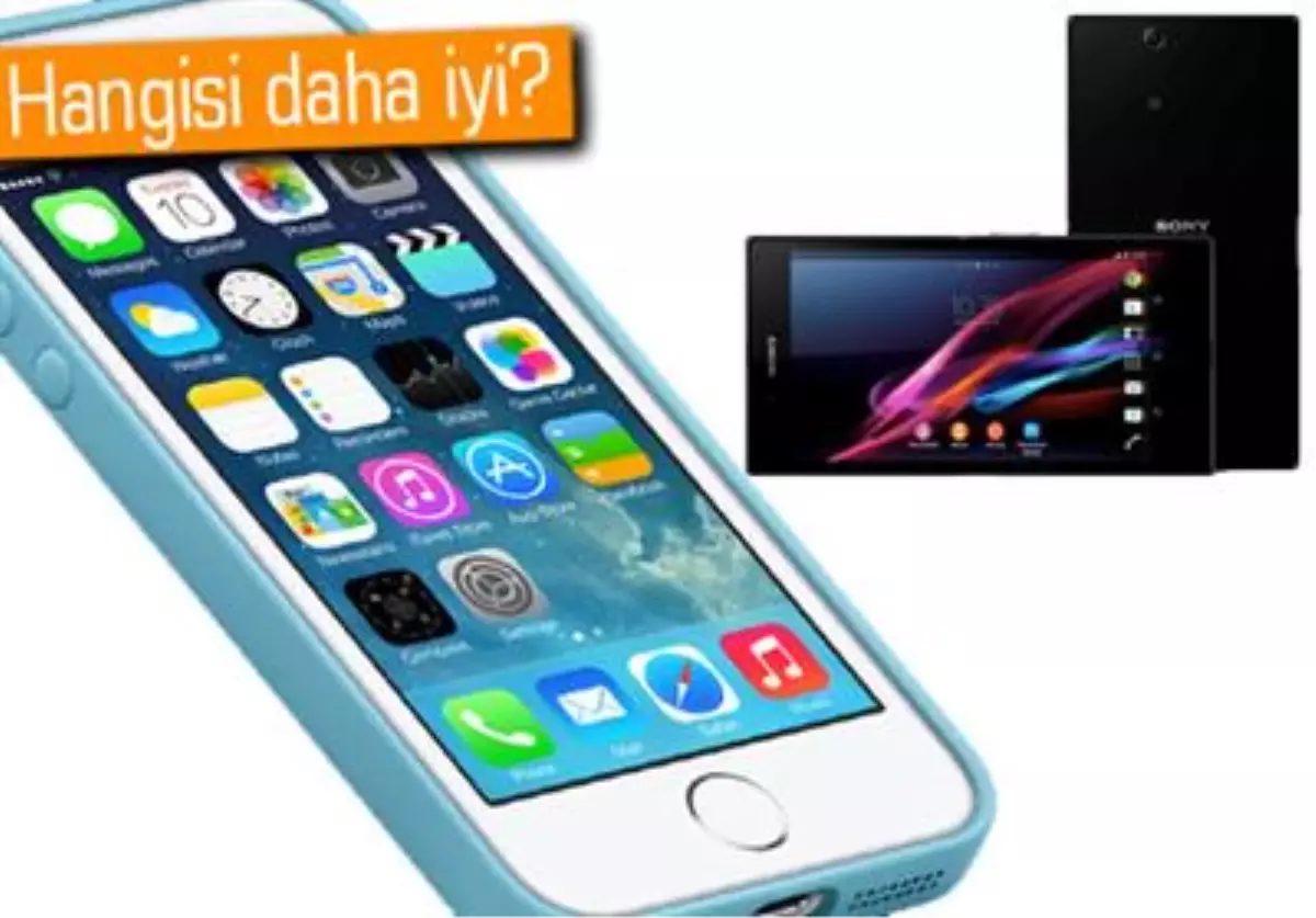 İphone 5s ve Sony Xperia Z1 Karşılaştırması