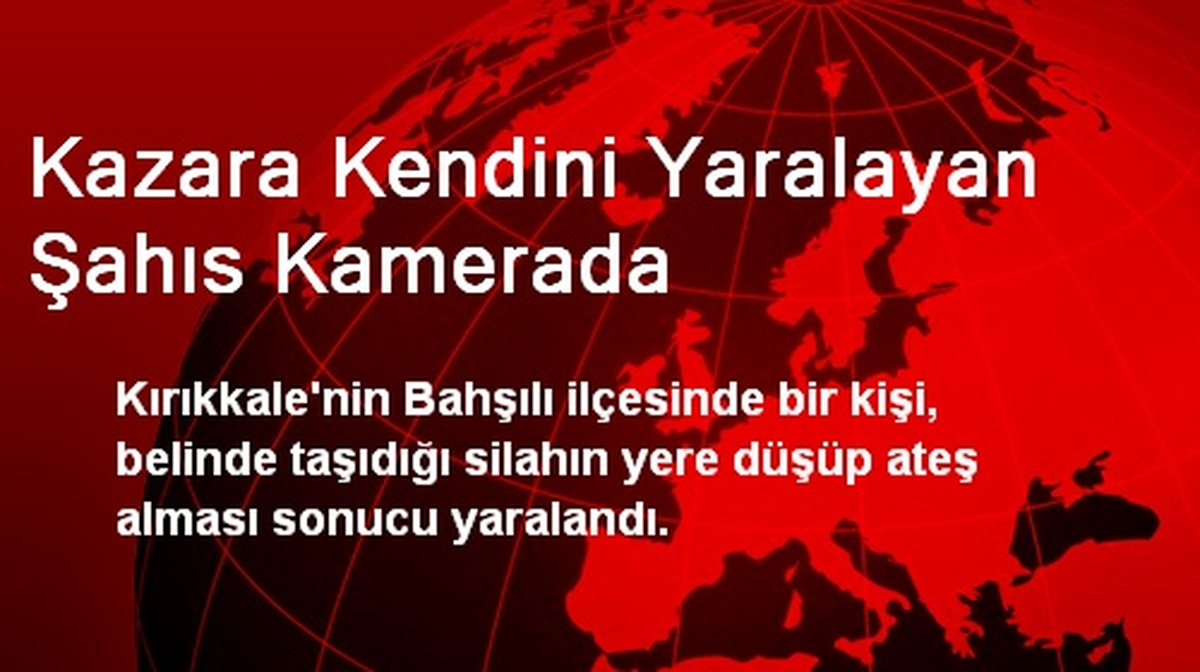 Yere Düşen Silah Ateş Aldı: 1 Yaralı