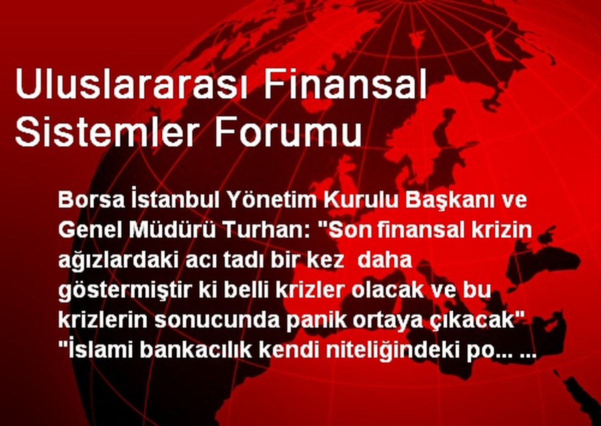 Uluslararası Finansal Sistemler Forumu