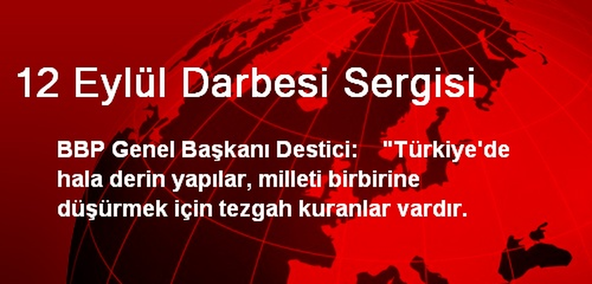 12 Eylül Darbesi Sergisi