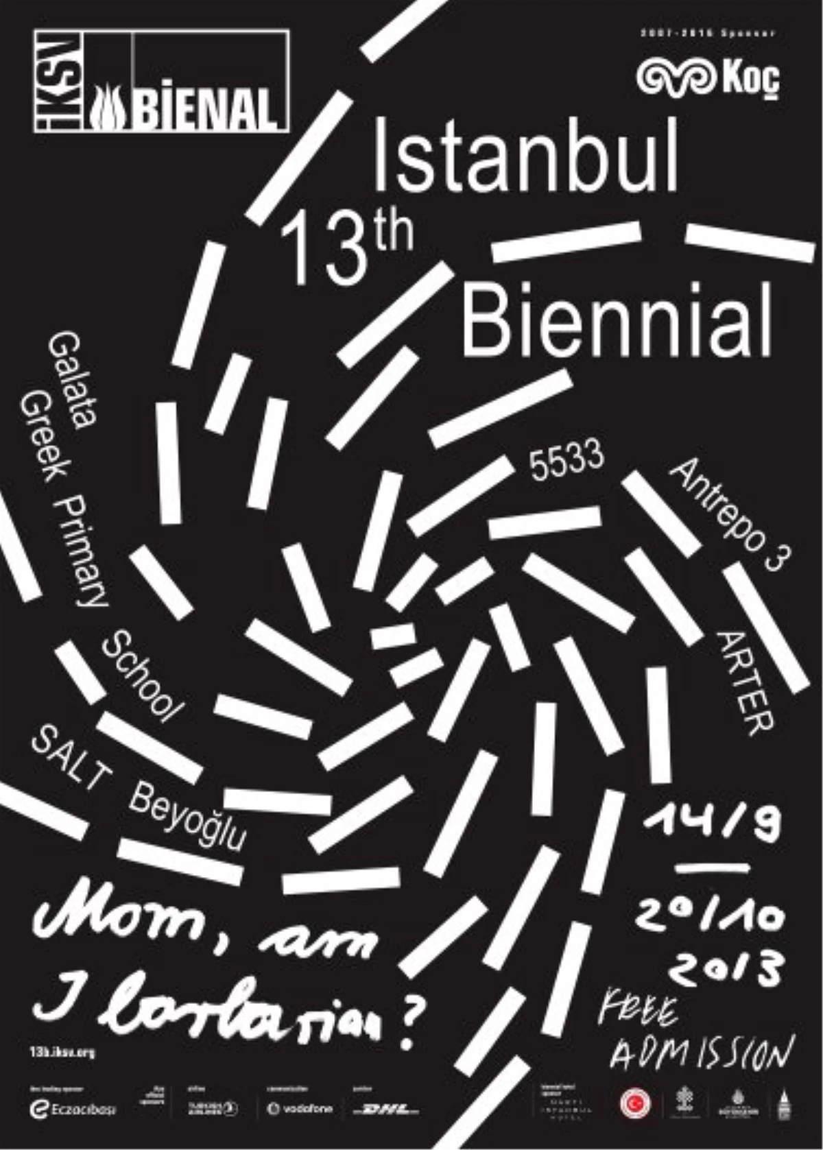 13 İstanbul Bienali 14 Eylül Cumartesi Günü Açılıyor