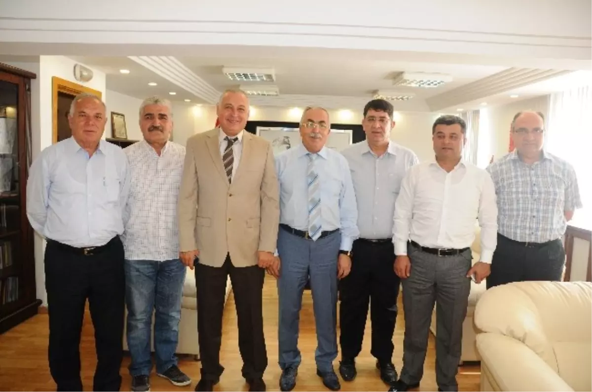 Aesob Yönetiminden Kaymakam Can'a Ziyaret