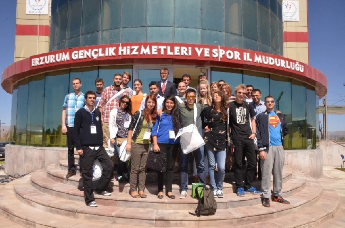 Avrupalı Gençler Erzurum\'da...