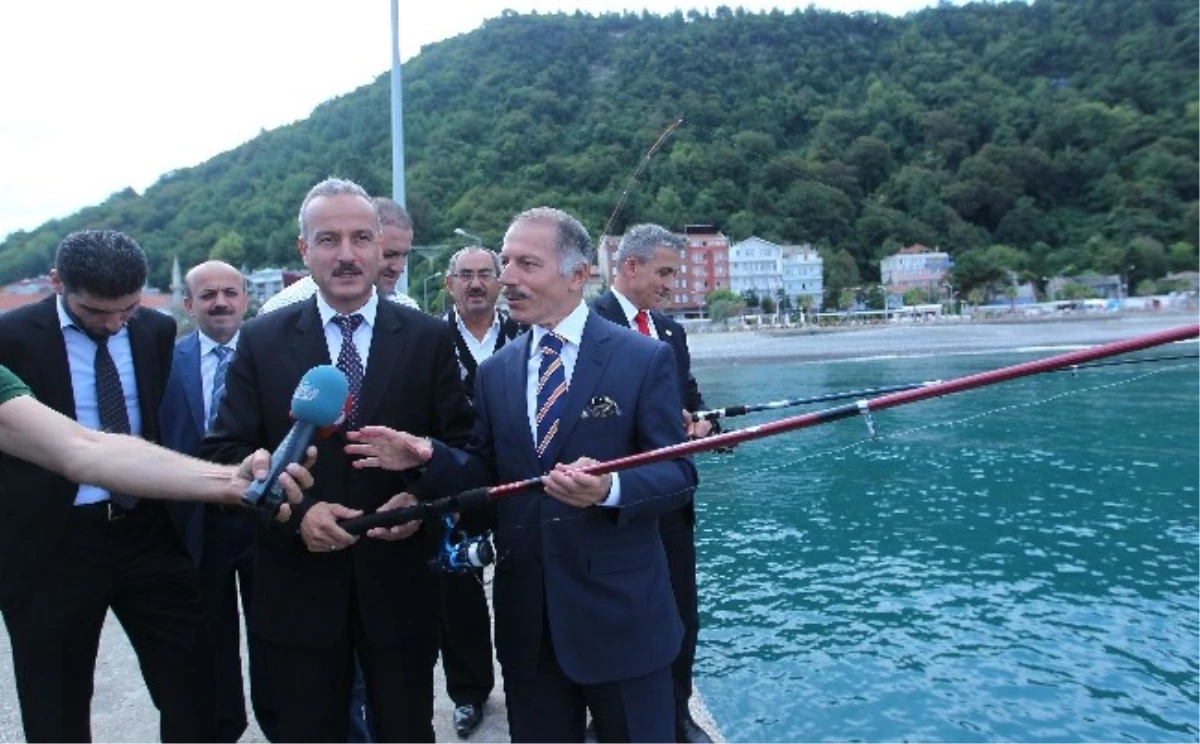 Başkan Aydıner\'in Sinop\'ta Balık Keyfi