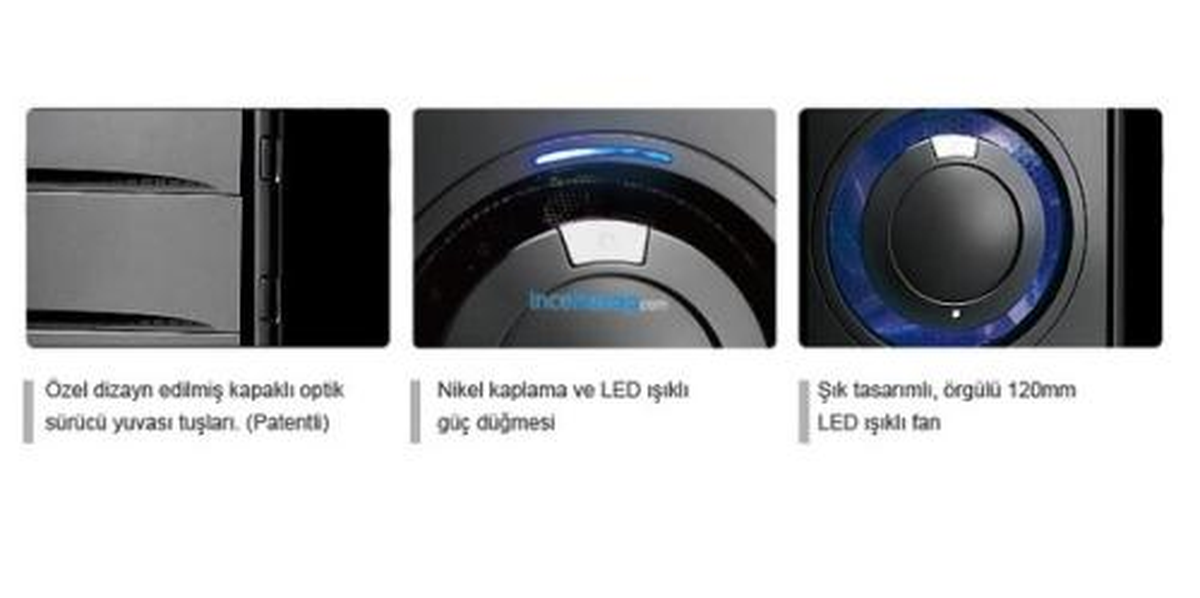 Ezcool N-890b Atx Siyah Led Fanlı Kasa 300w/350w