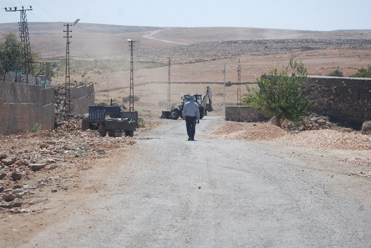 İdil\'de Yol Genişleme Çalışması