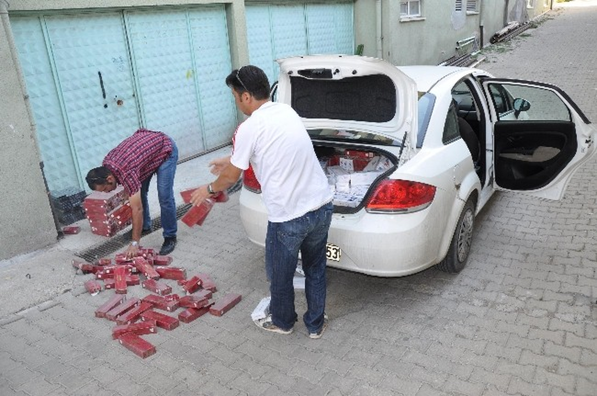 Kırıkkale\'de 8 Bin Paket Kaçak Sigara Ele Geçirildi