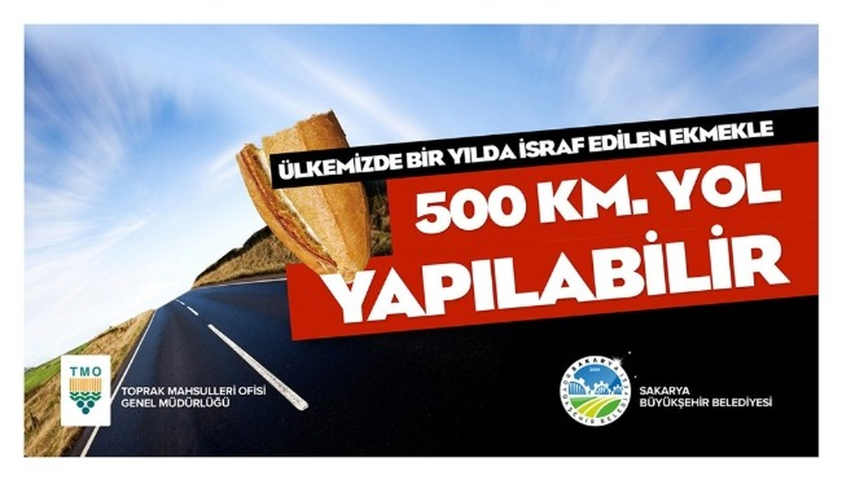 Sakarya Büyükşehir Belediyesi, Ekmek İsrafını Önleme Kampanyasına Destek Veriyor