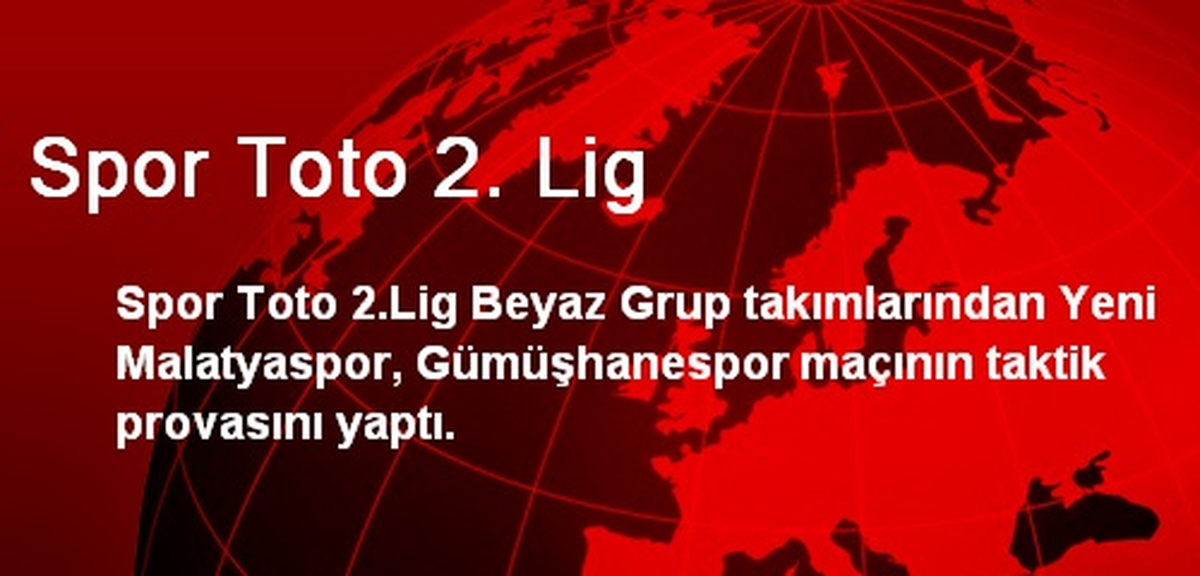 Spor Toto 2. Lig