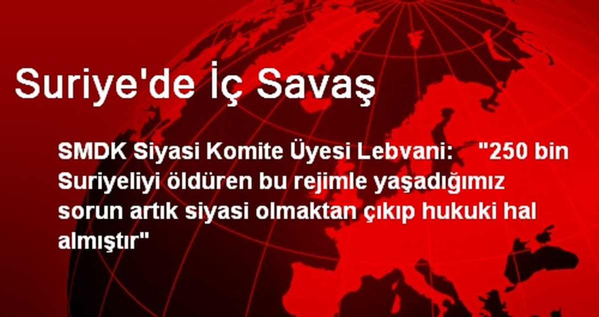Suriye\'de İç Savaş