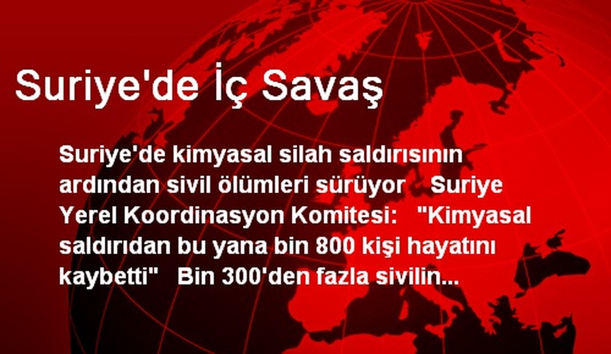 Suriye\'de İç Savaş