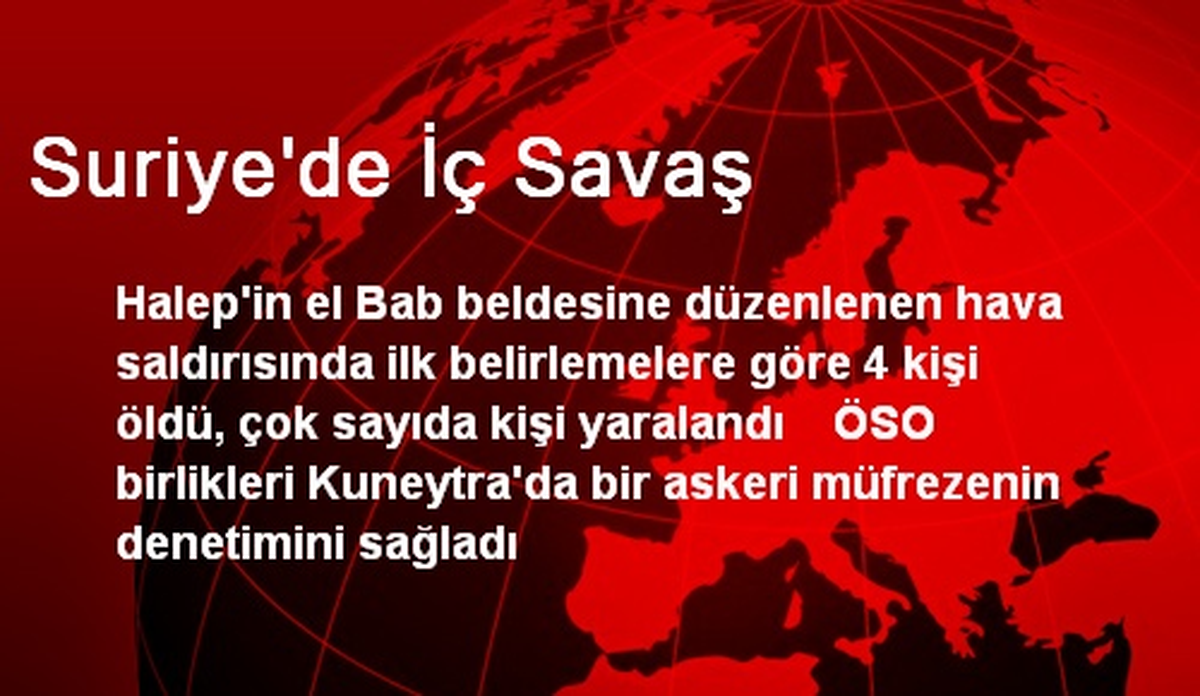 Suriye\'de İç Savaş
