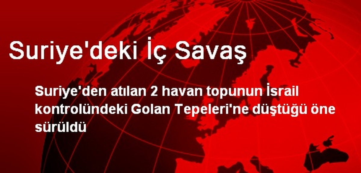 Suriye\'deki İç Savaş