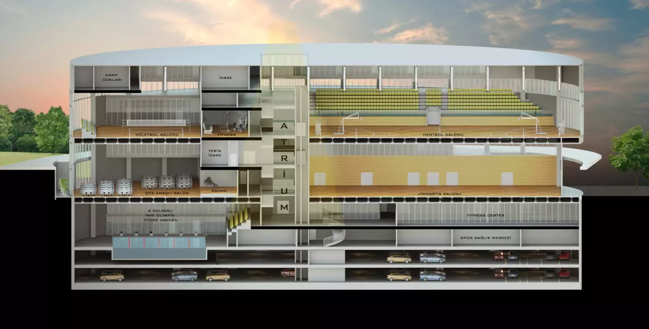Üsküdar Belediyesi\'den Üsküdar\'a Dev Spor Kompleksi