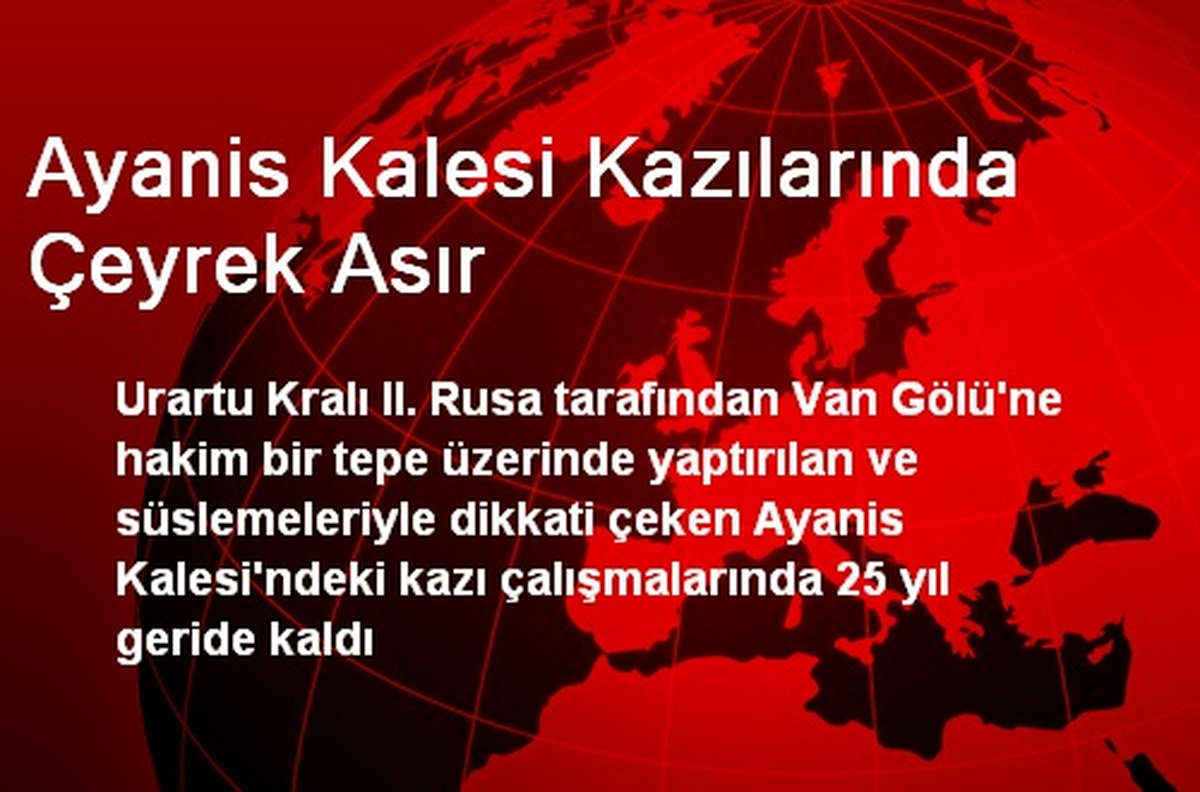 Ayanis Kalesi Kazılarında Çeyrek Asır