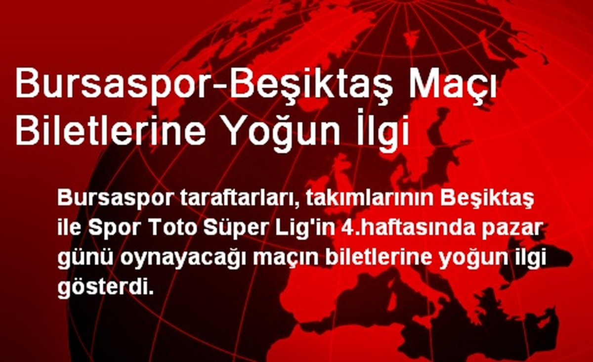 Bursa\'da Beşiktaş Maçı Bileti İzdihamı