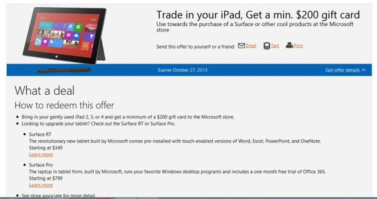 Eski iPad\'e 200 dolar!