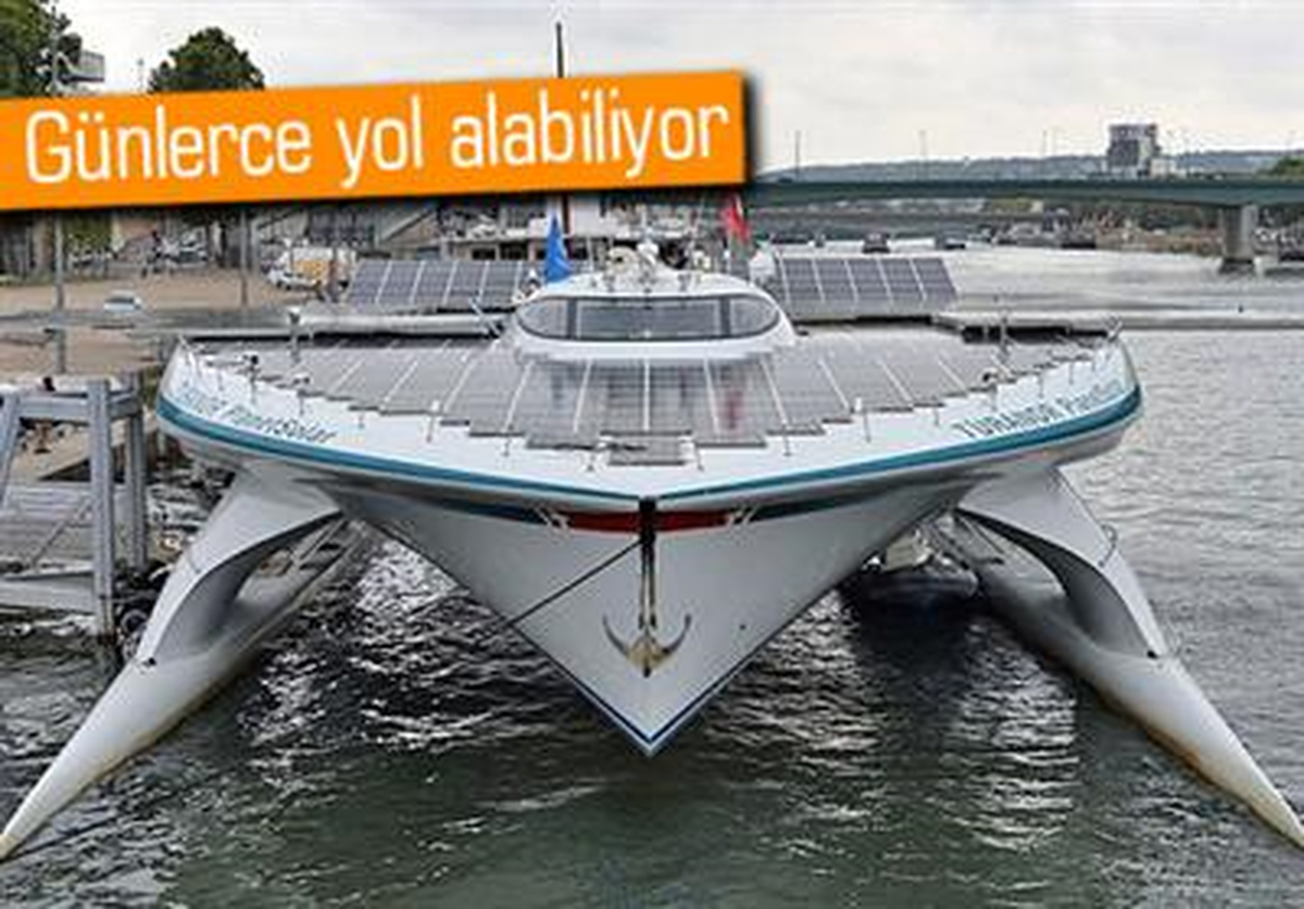 Güneş Enerjisiyle Çalışan Gemi Paris\'te