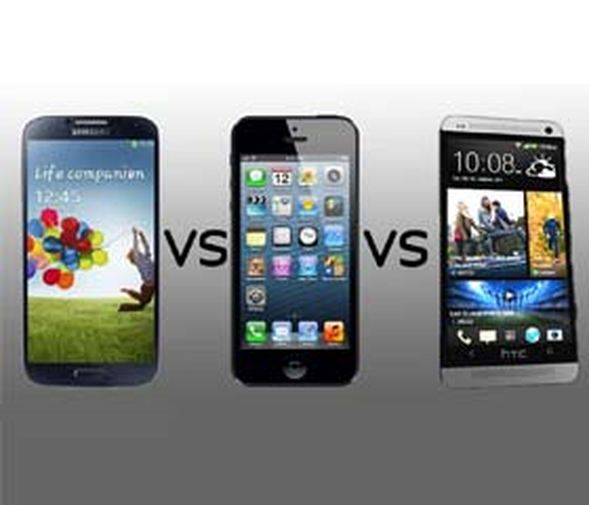 İphone 5s, Samsung Galaxy S4 ve Htc One Karşılaşması