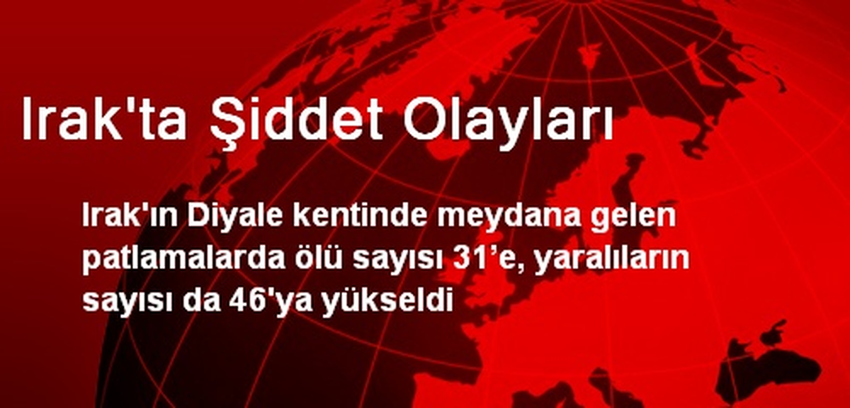 Irak\'ta Şiddet Olayları
