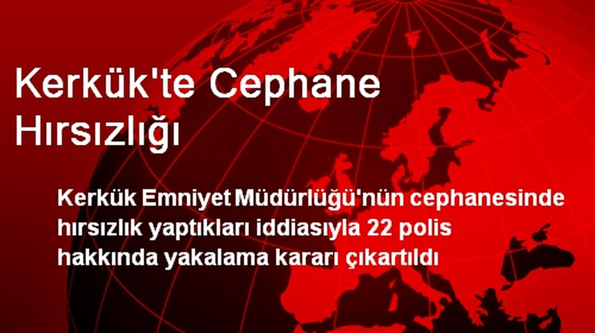 Kerkük\'te Cephane Hırsızlığı