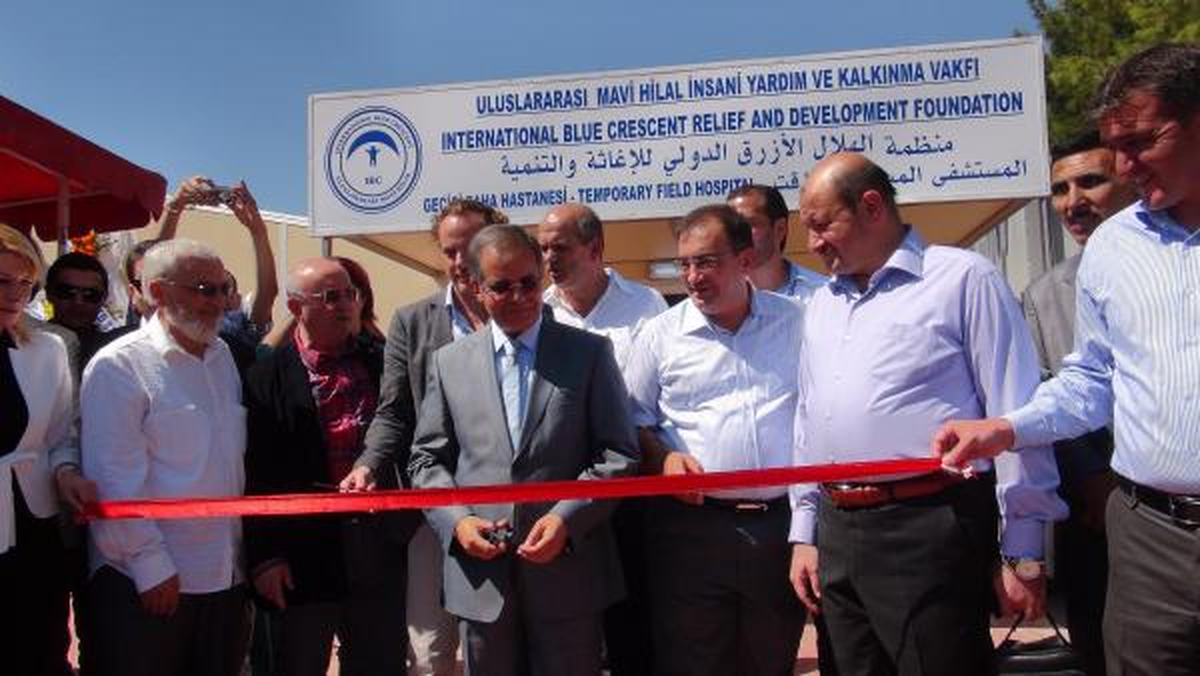 Kilis\'te Geçici Sahra Hastanesi Açıldı