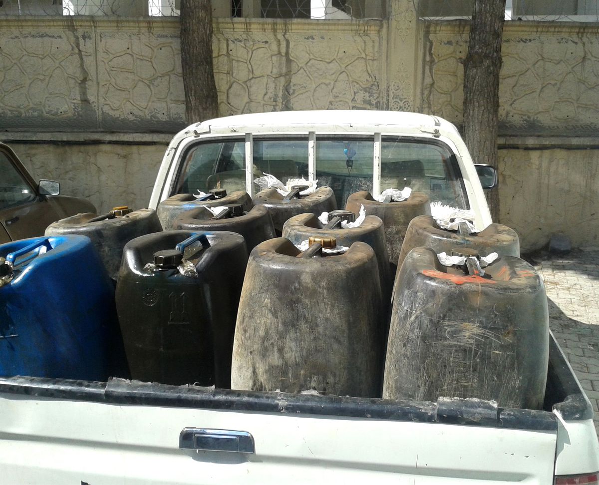 Malatya\'da Bin 270 Litre Kaçak Akaryakıt Ele Geçirildi