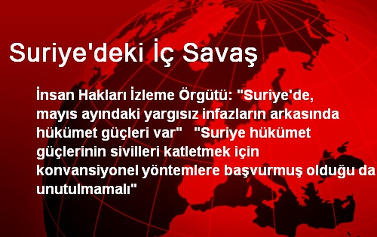 Suriye\'deki İç Savaş
