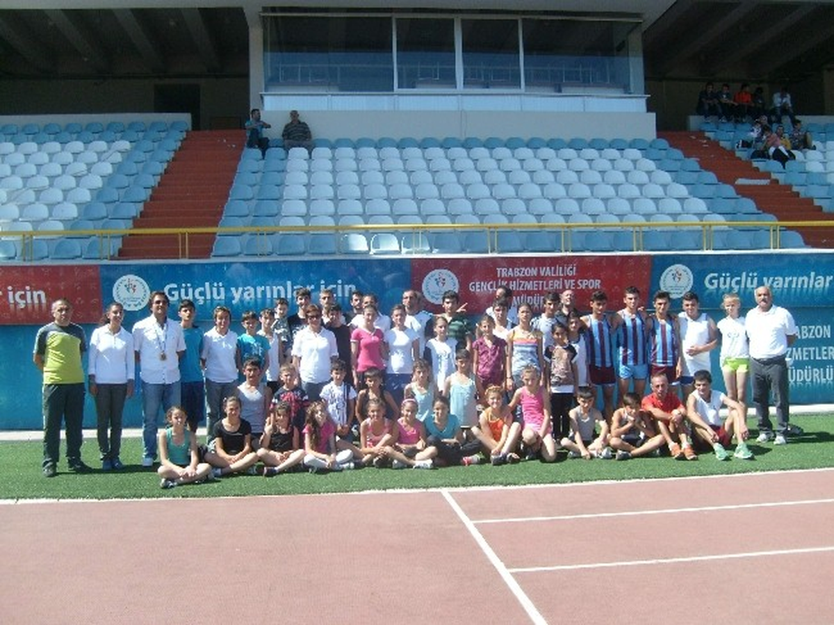 Trabzon\'da Atatürk Kupası Atletizm Yarışmaları Yapıldı