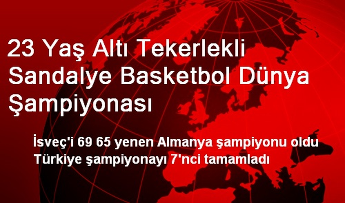 23 Yaş Altı Tekerlekli Sandalye Basketbol Dünya Şampiyonası