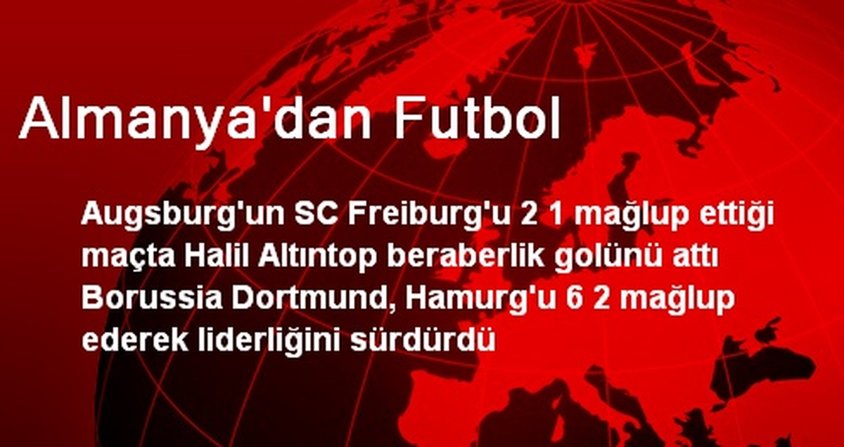 Almanya\'dan Futbol
