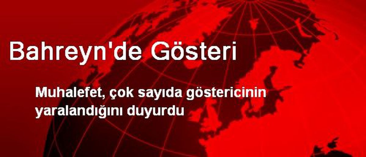 Bahreyn\'de Gösteri