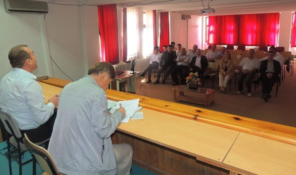 Gürgentepe İlçe Milli Eğitim Müdürü Okul Müdürleri İle Toplantı Yaptı